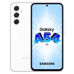 Smartphone Samsung Galaxy A54 5G 128 Go Blanc en paiement plusieurs fois sur Wedealee.com
