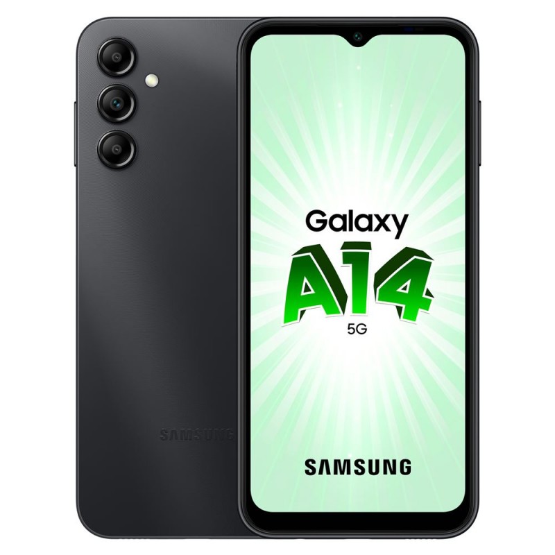 Smartphone Samsung Galaxy A14 5G 128 Go Noir en paiement plusieurs fois sur Wedealee.com