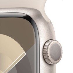 Besoin d’une nouvelle Apple Watch Series 9 GPS 45 mm - Boîtier Aluminium Stellaire - Bracelet Sport Stellaire S/M - payez la ...