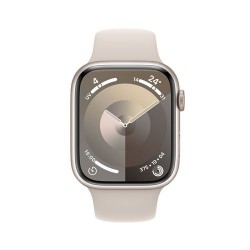 Besoin d’une nouvelle Apple Watch Series 9 GPS 45 mm - Boîtier Aluminium Stellaire - Bracelet Sport Stellaire S/M - payez la ...