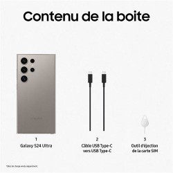 Le Galaxy S24 Ultra 512 Go Gris disponible en paiement en plusieurs fois sur wedealee
