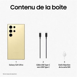 Le Galaxy S24 Ultra 512 Go Ambre disponible en paiement en plusieurs fois sur wedealee