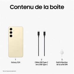 Besoin d'un Galaxy S ? Acheter votre Galaxy S24 128 Go Crème en plusieurs fois