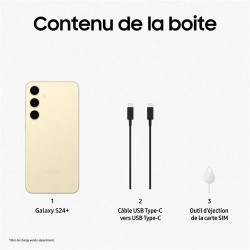 Besoin d'un Galaxy S ? Acheter votre Galaxy S24+ 256 Go Crème en plusieurs fois