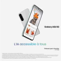 Smartphone Samsung Galaxy A56 5G 128 Go Vert en paiement plusieurs fois sur Wedealee.com